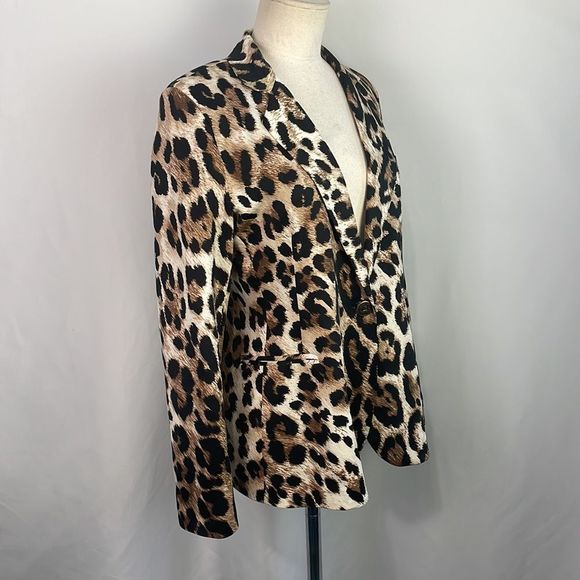 Hartley Animal Print Satin Jacket - Picture 3 of 7